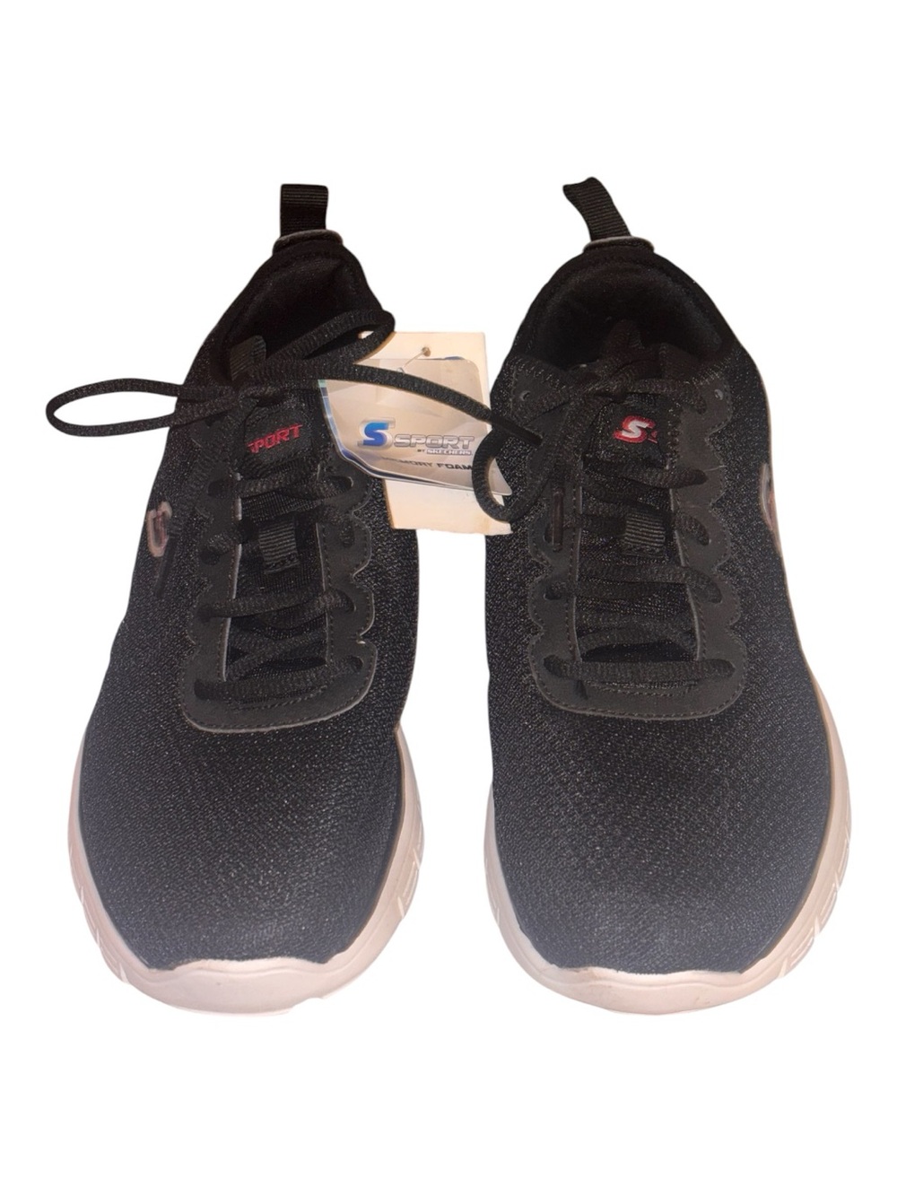 Skechers Men's Sport Black Sneakers with Light Sole Size 7 NWT